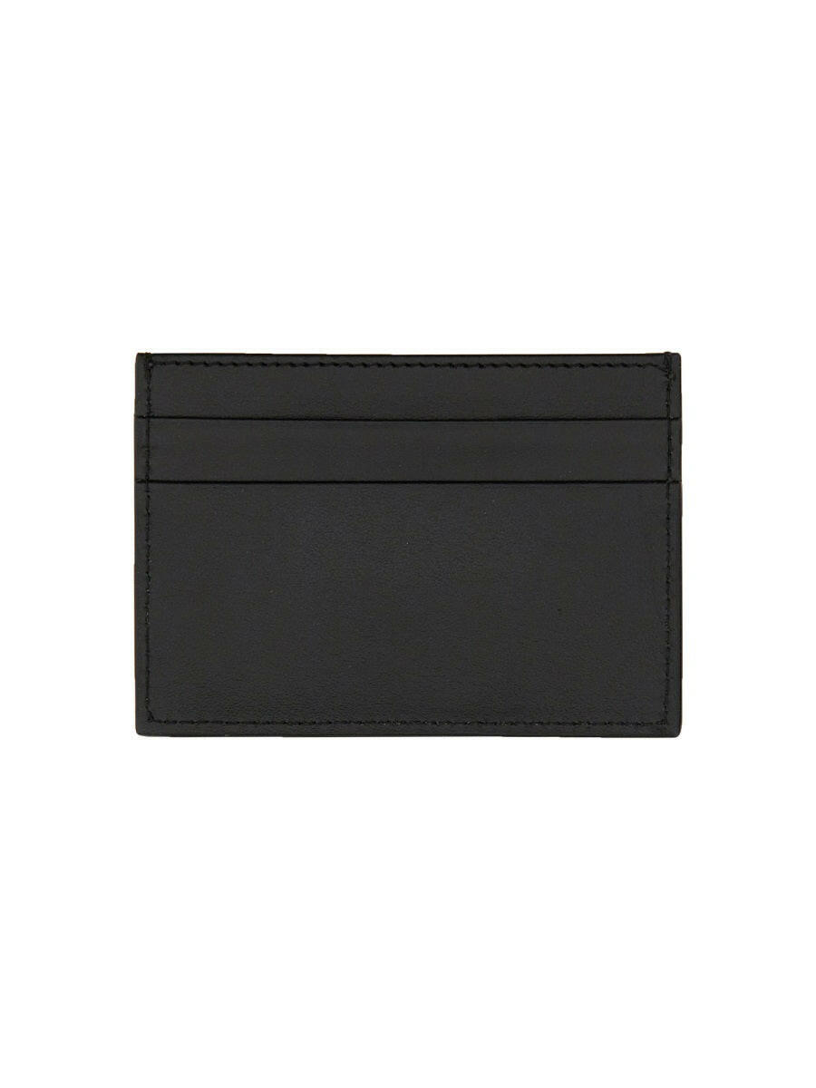 Dolce & Gabbana Men Leather Card Holder With Logo