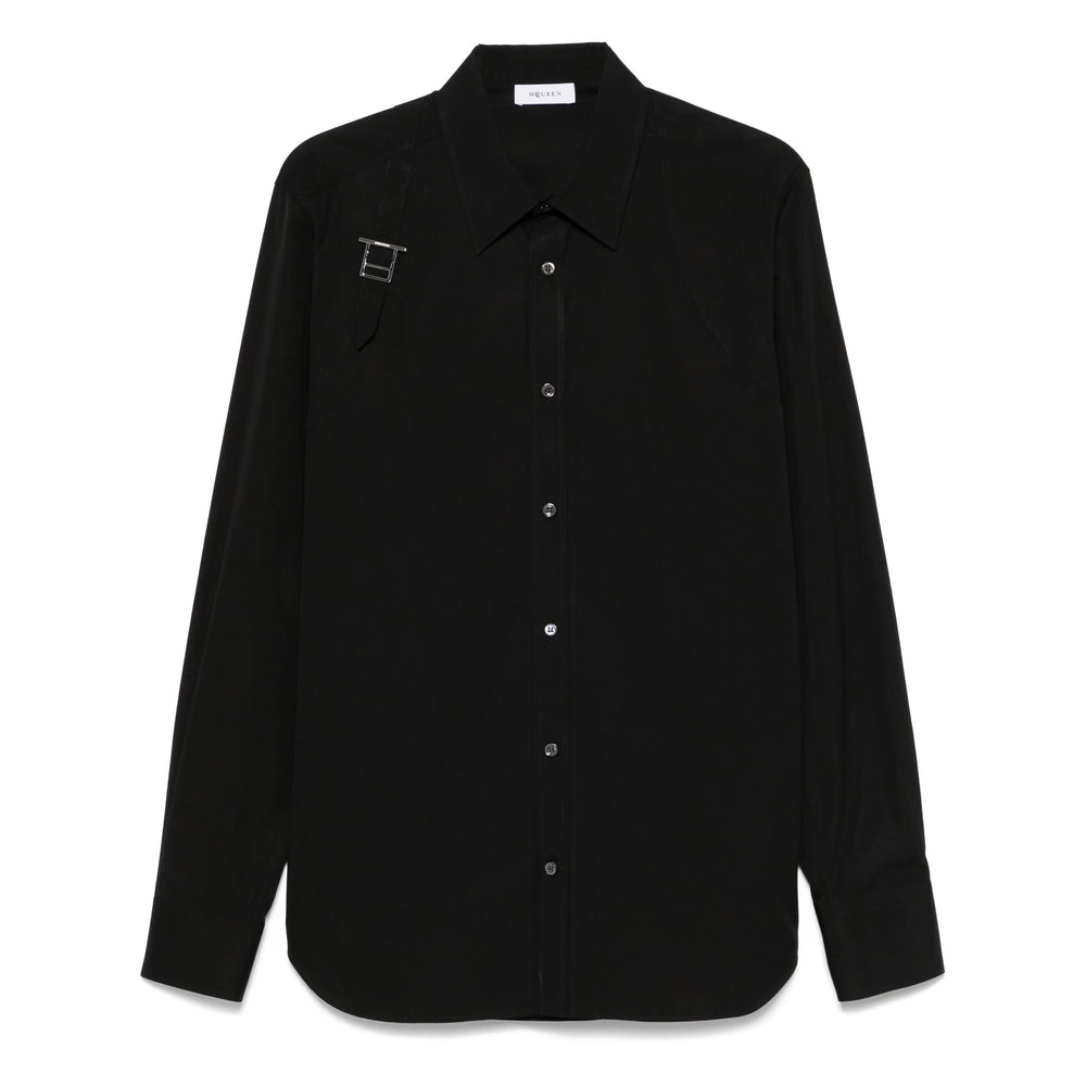 Alexander Mcqueen Black Shirts Men