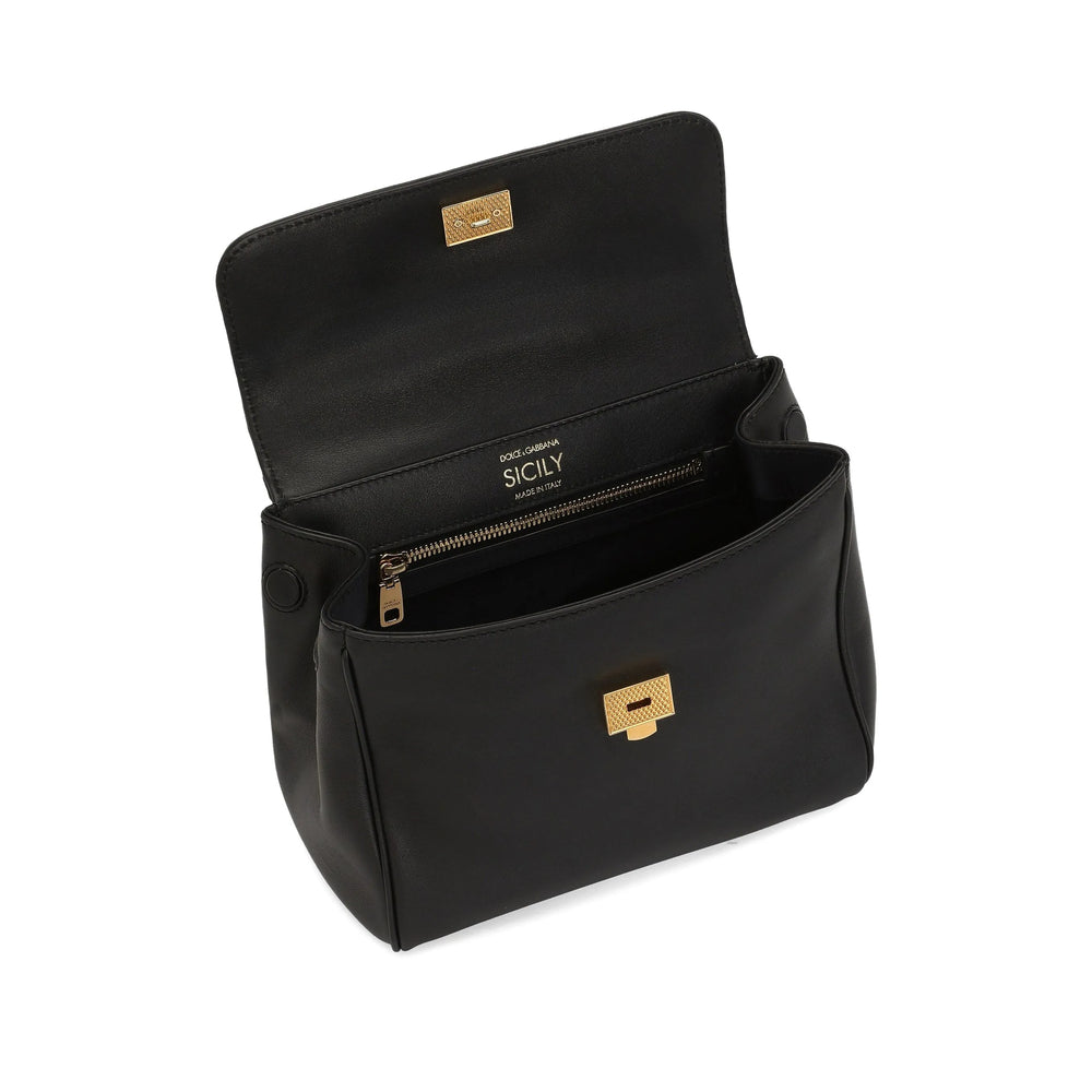 Dolce & Gabbana Black Tote Bags Women