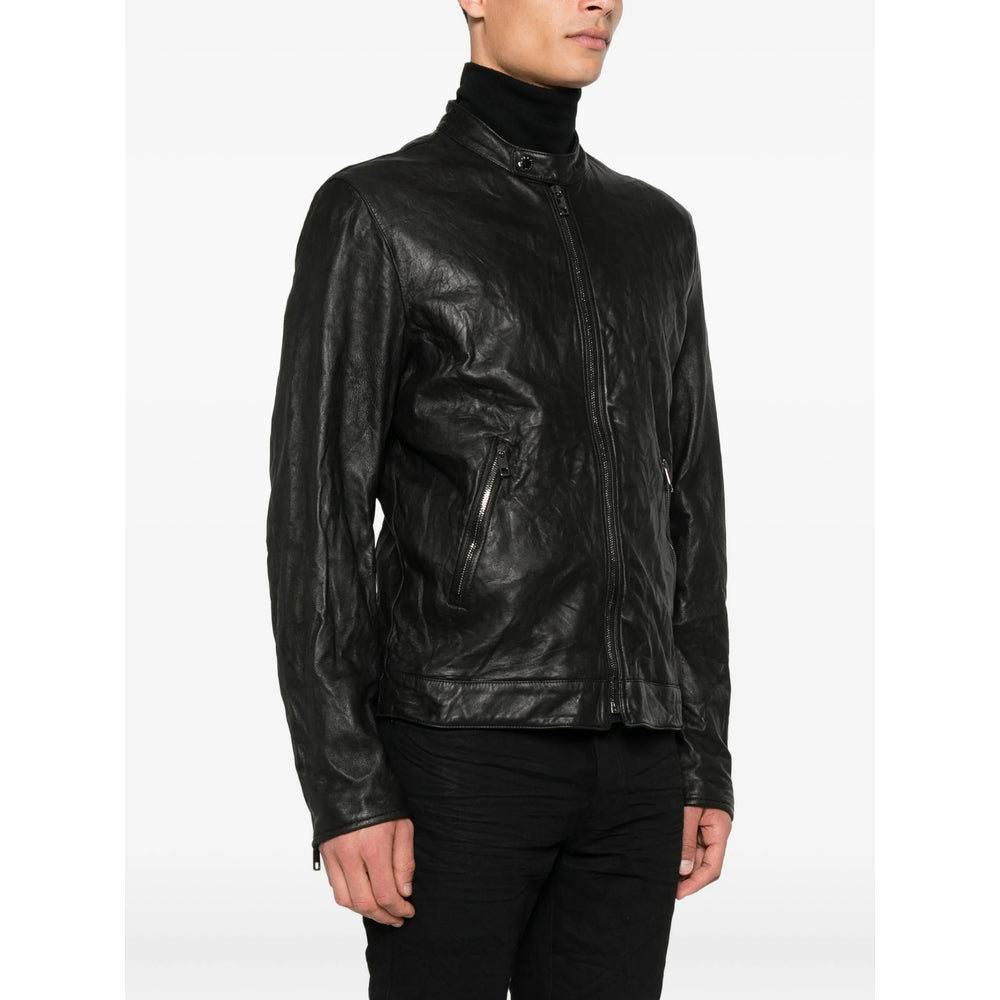 Dolce & Gabbana Black Jackets - Leather Jackets Men