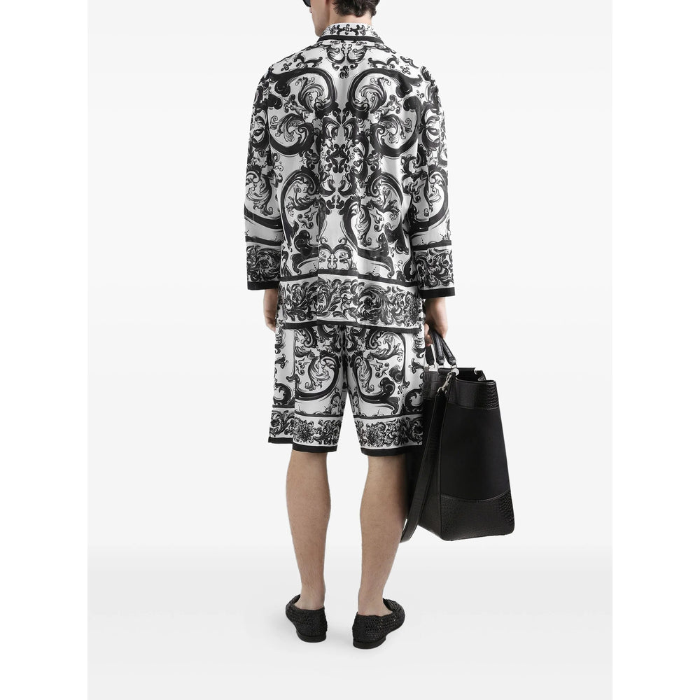 Dolce & Gabbana White Shorts - Bermuda Shorts Men