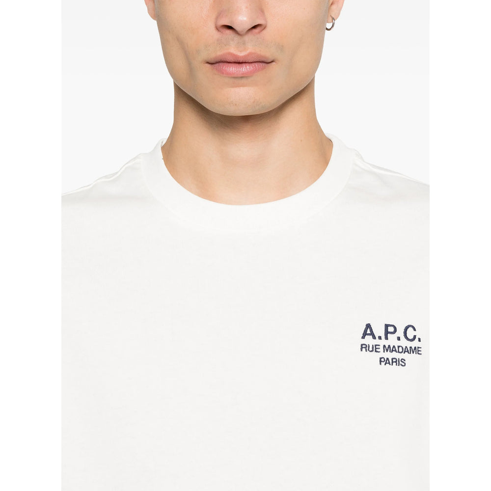 A.P.C. White T-Shirts & Vests - T-Shirts Men