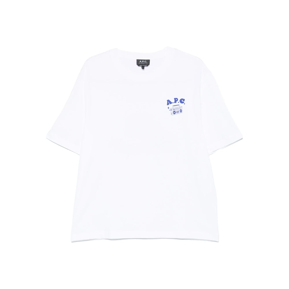 A.P.C. White T-Shirts & Vests - T-Shirts Men