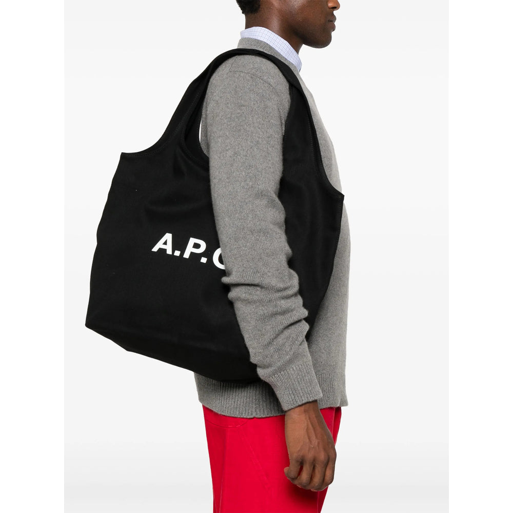 A.P.C. Black Tote Bags Men
