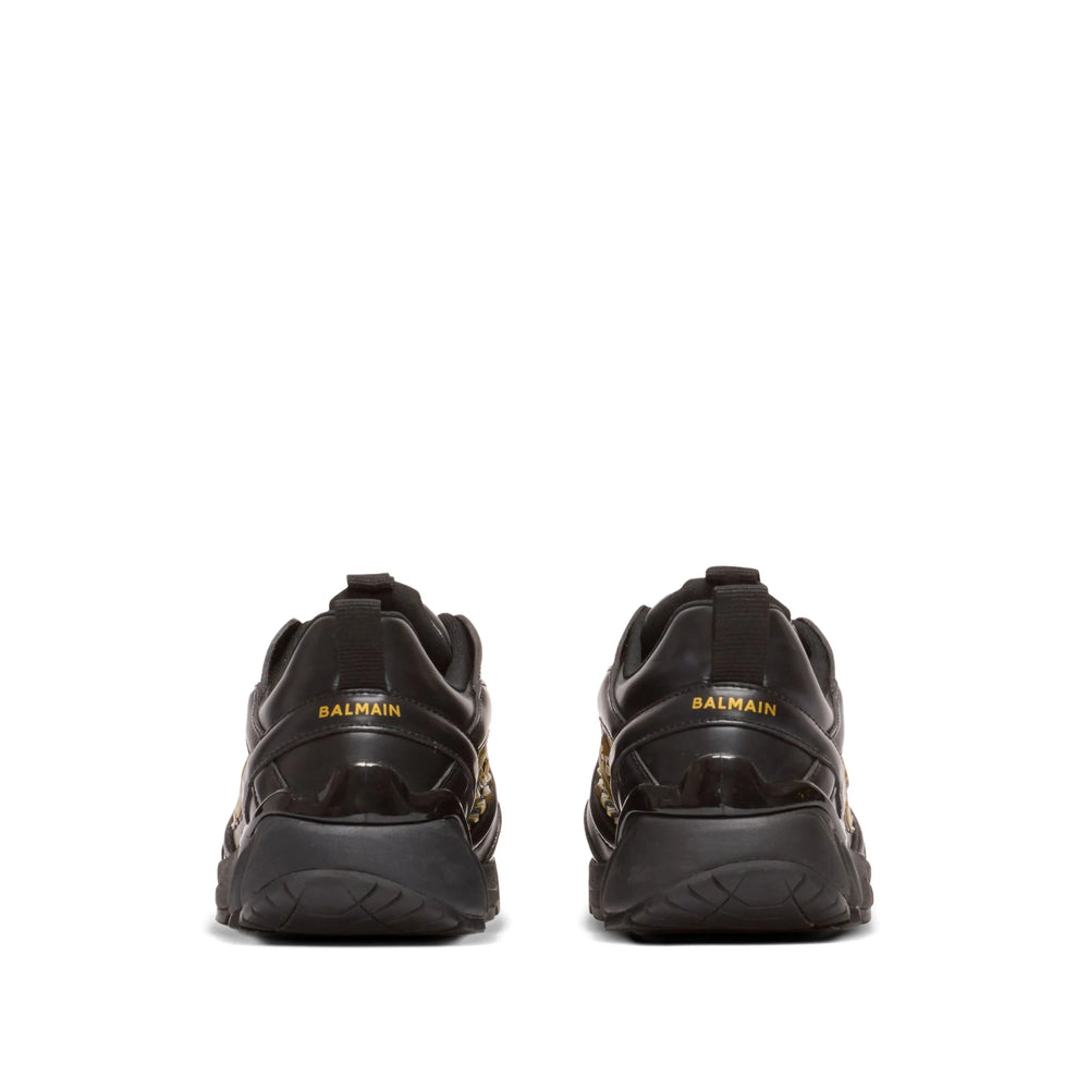 Balmain Black Trainers - Low-Tops Men