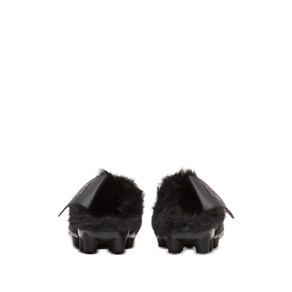 Balmain Black Slippers Men