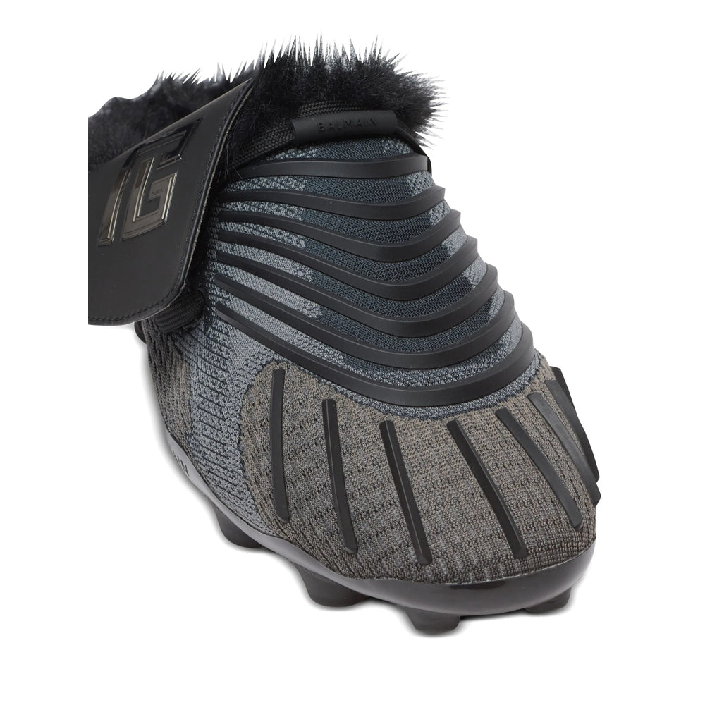 Balmain Black Slippers Men