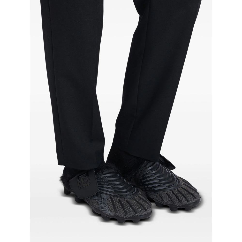 Balmain Black Slippers Men