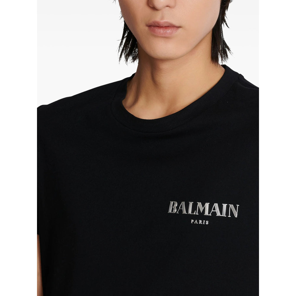 Balmain Black T-Shirts & Vests - T-Shirts Men