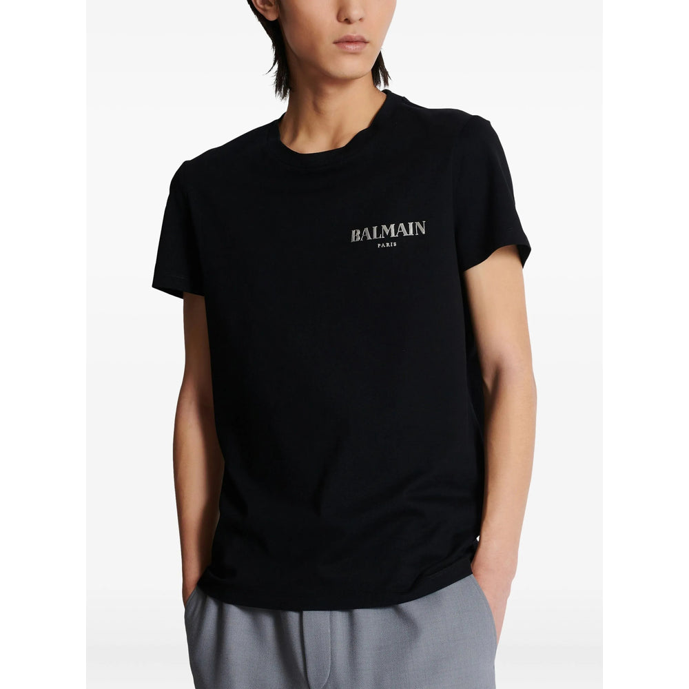 Balmain Black T-Shirts & Vests - T-Shirts Men