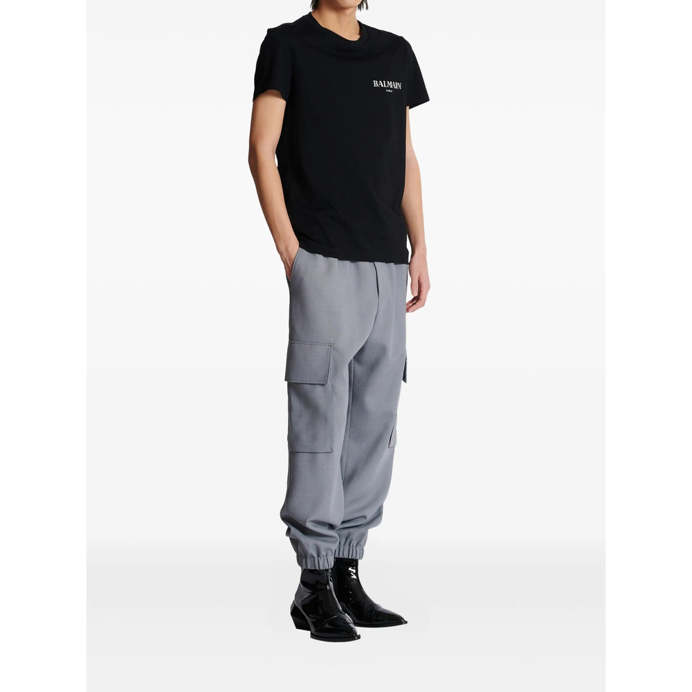 Balmain Black T-Shirts & Vests - T-Shirts Men