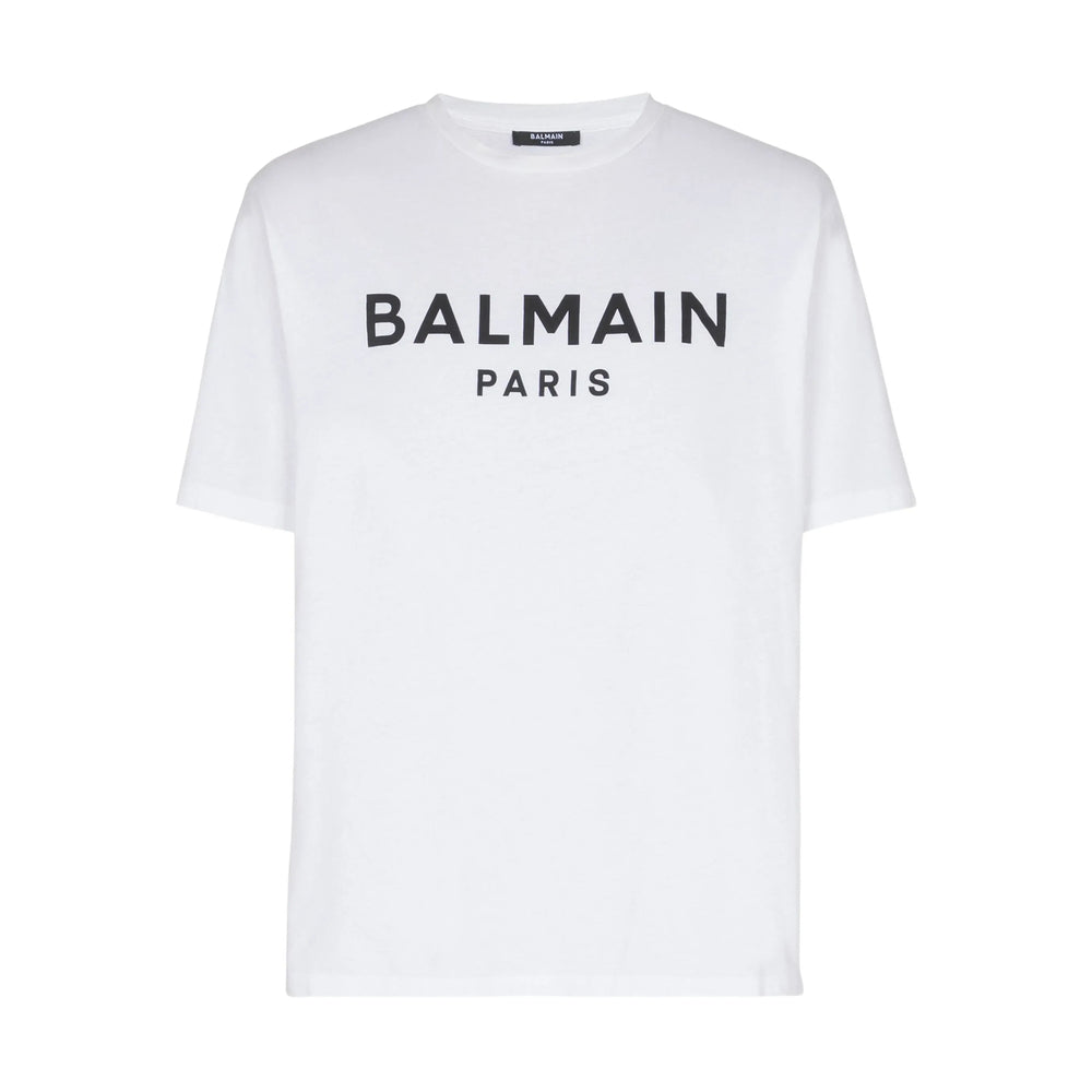 Balmain White T-Shirts & Vests - T-Shirts Men