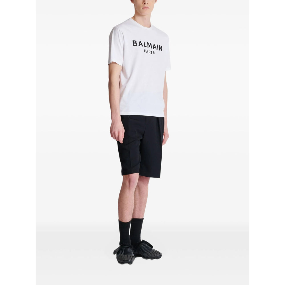 Balmain White T-Shirts & Vests - T-Shirts Men