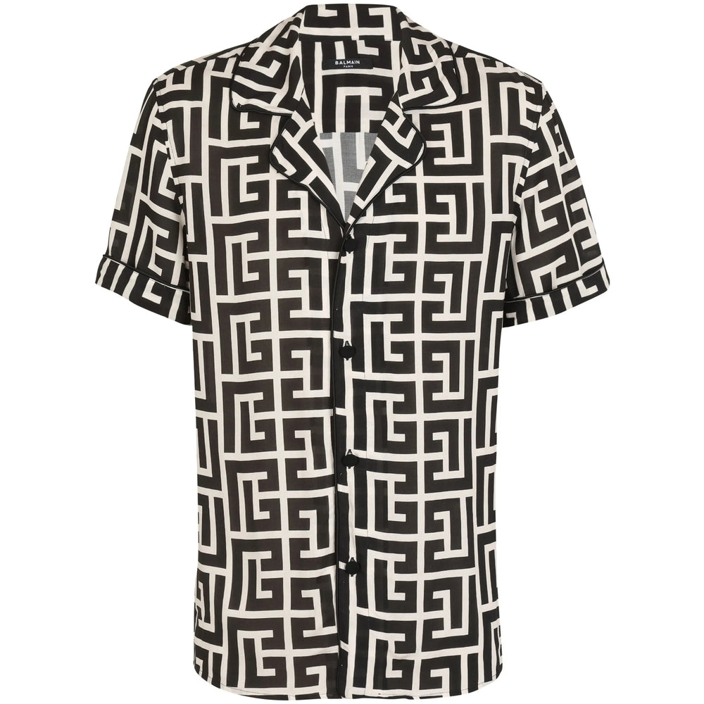 Balmain Black Shirts Men