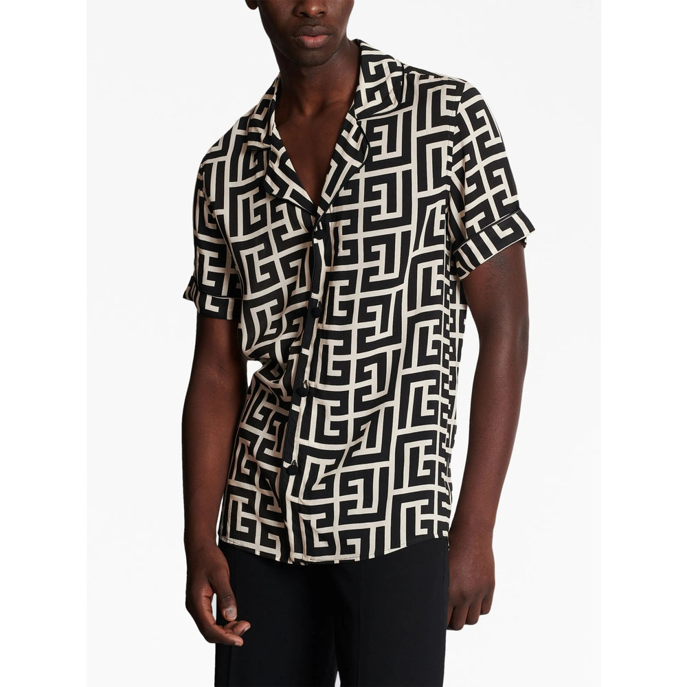 Balmain Black Shirts Men