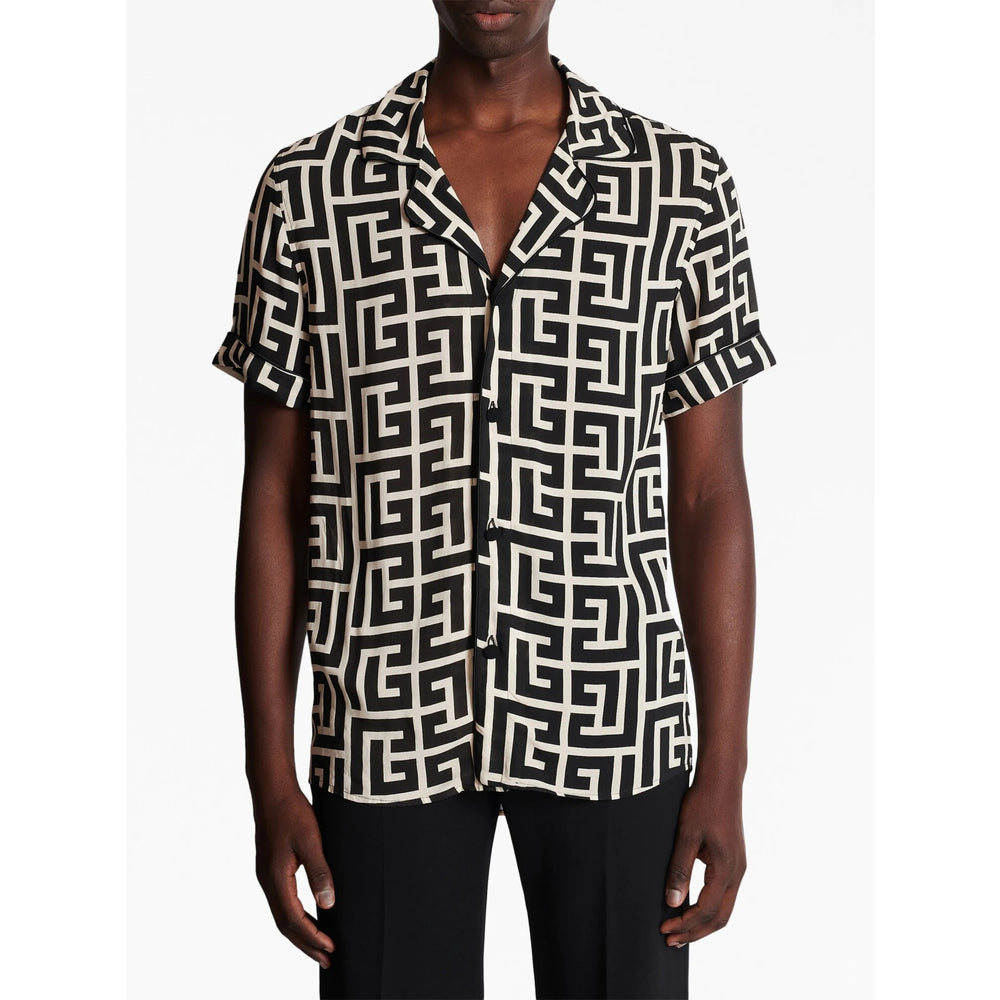 Balmain Black Shirts Men