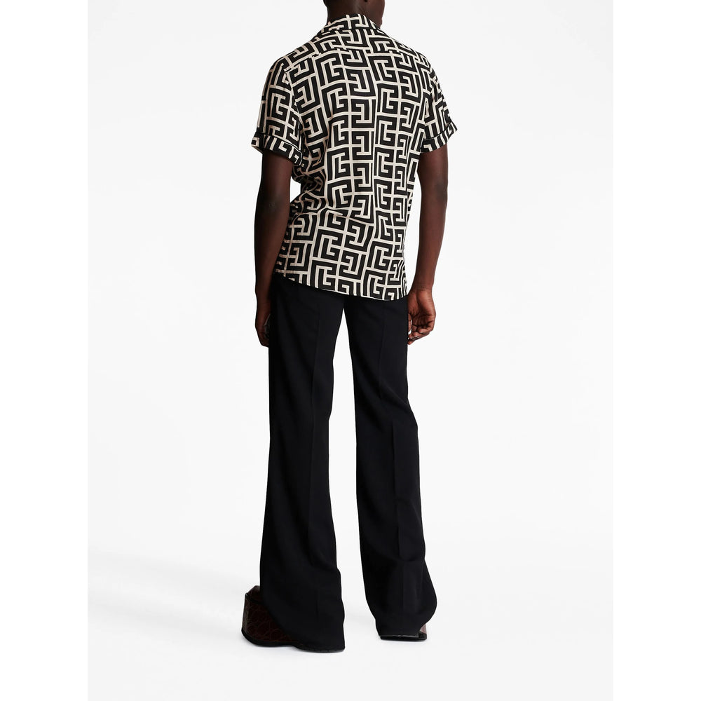 Balmain Black Shirts Men