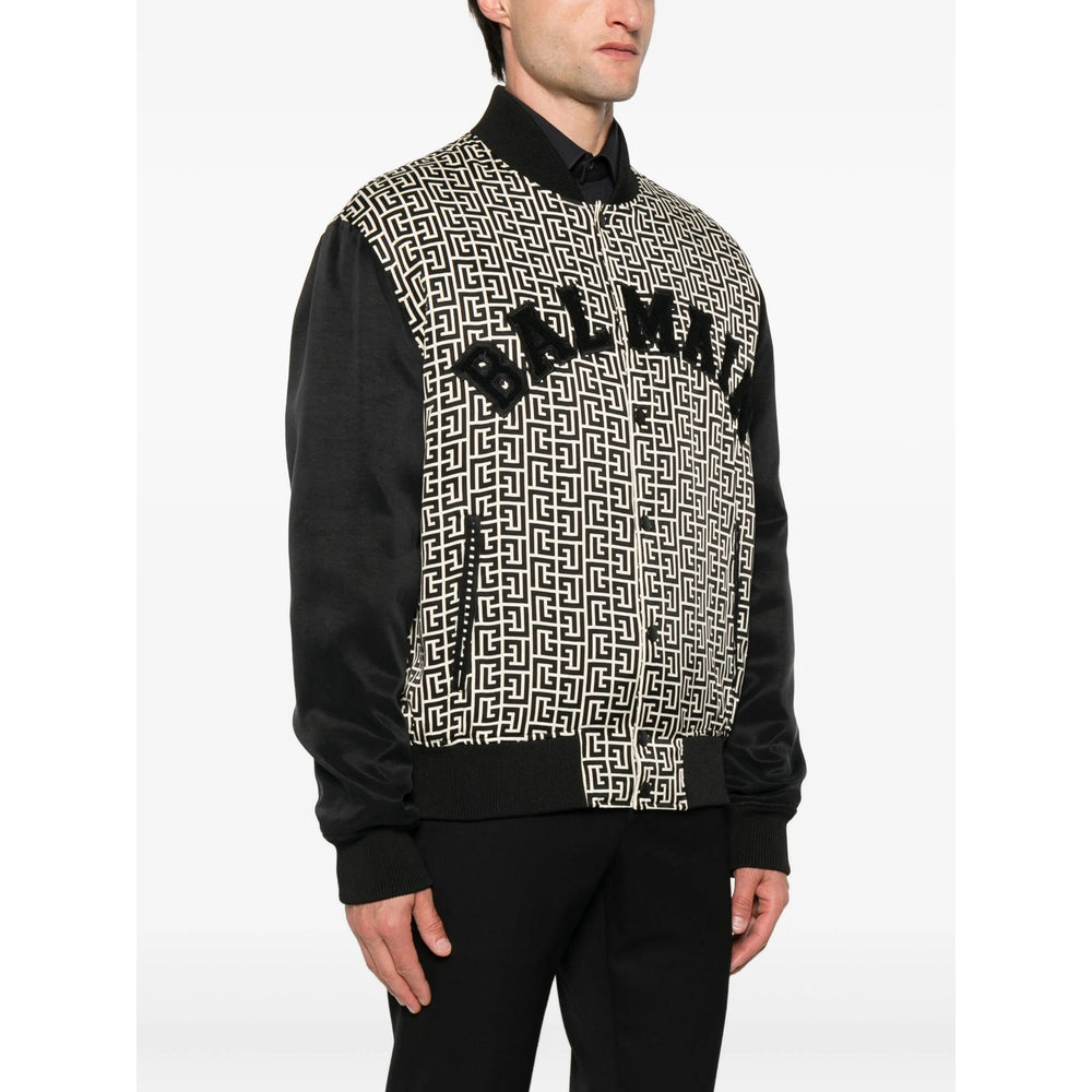 Balmain Black Jackets - Bomber Jackets Men