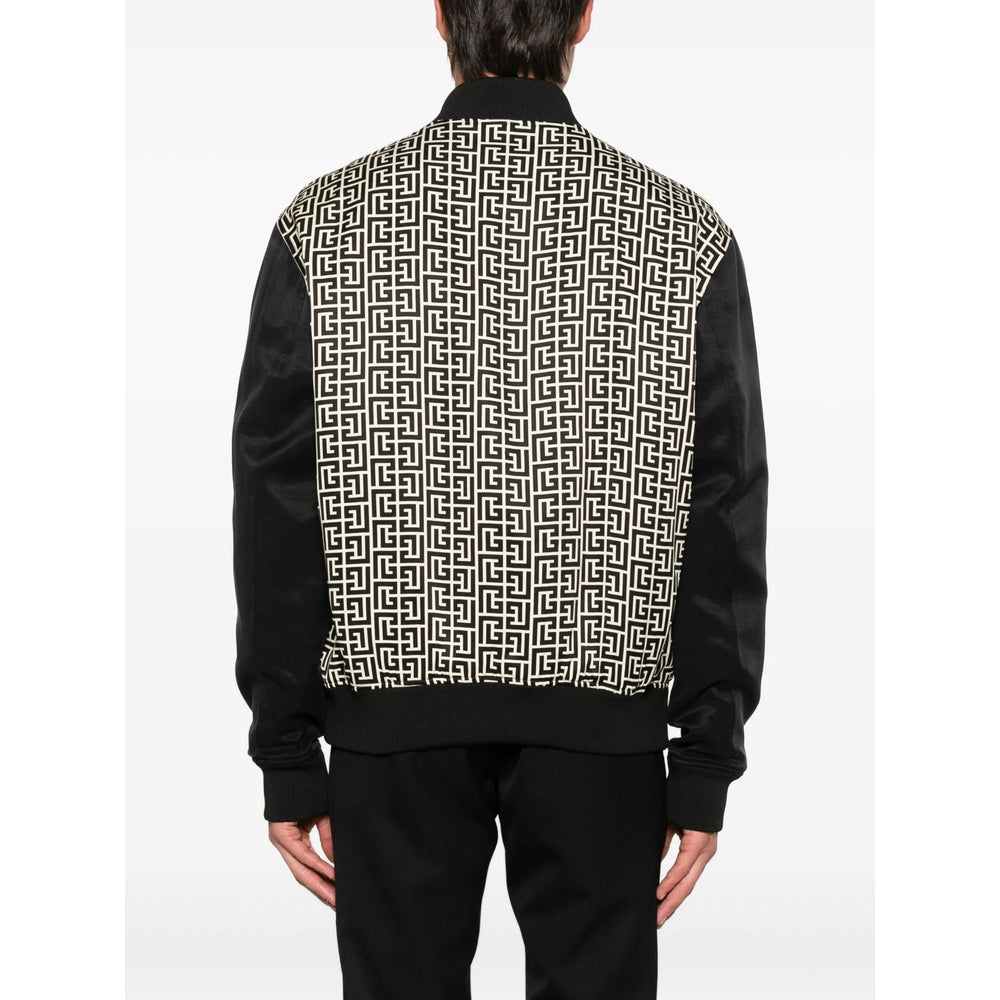 Balmain Black Jackets - Bomber Jackets Men