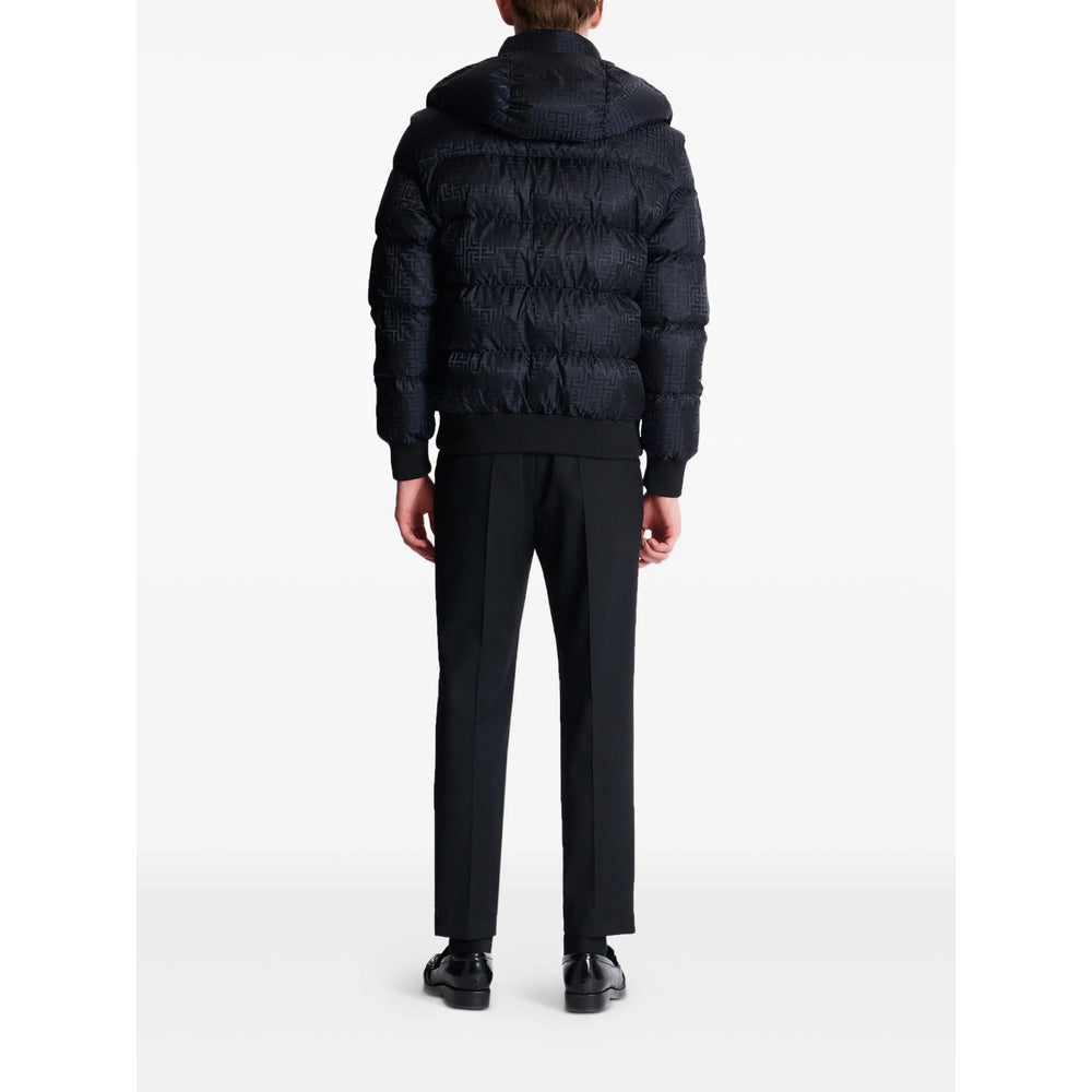 Balmain Black Jackets - Padded & Down Jackets Men
