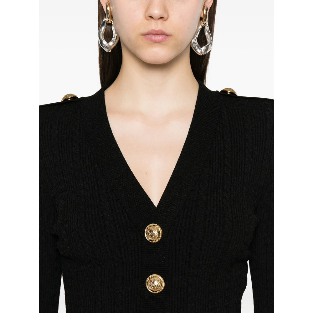 Balmain Black Knitwear - Cardigans Women