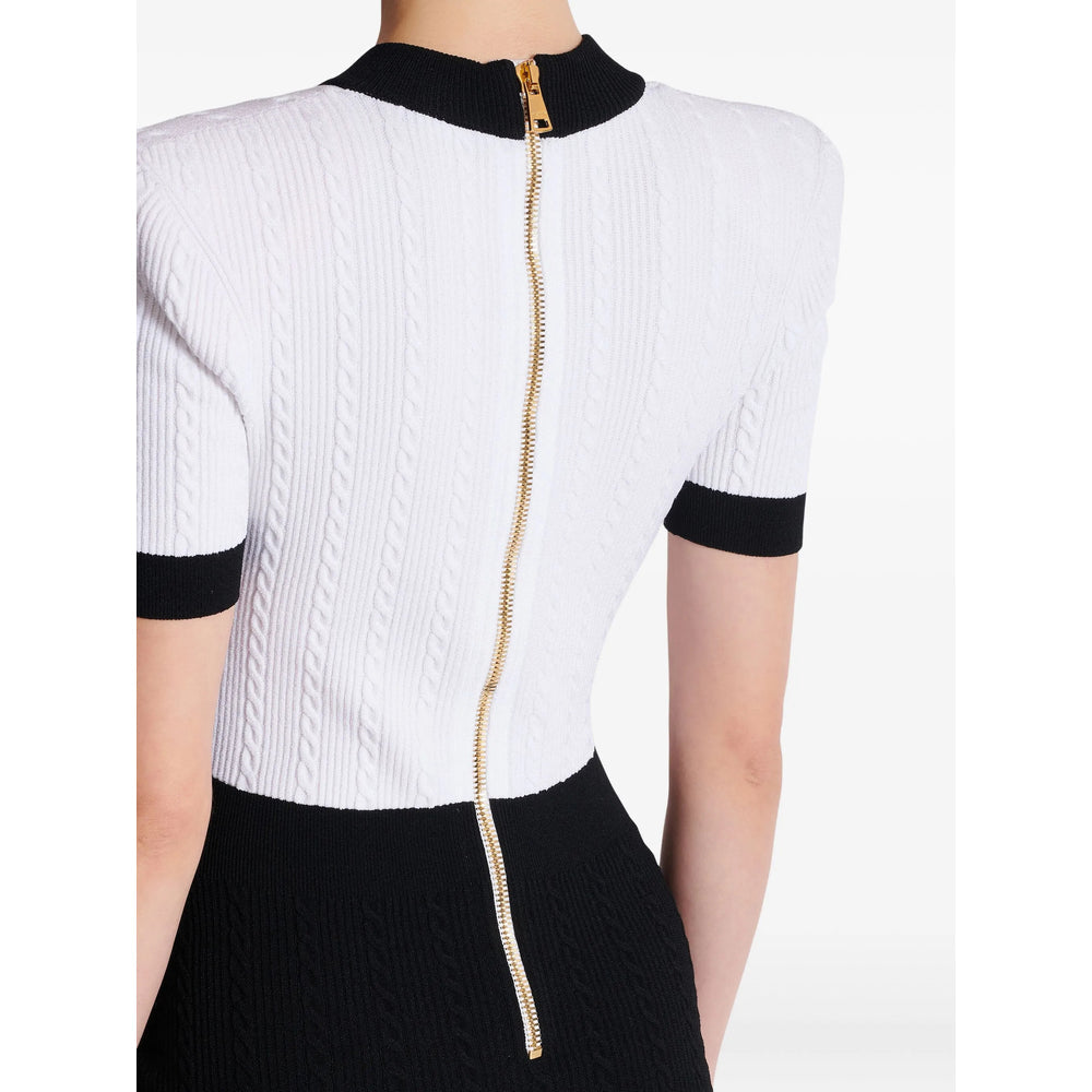 Balmain White Dresses - Day Dresses Women