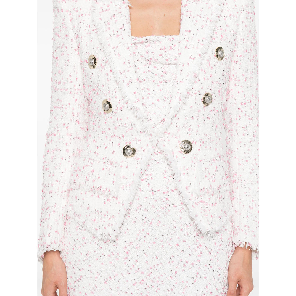 Balmain White Jackets - Tweed Jackets Women
