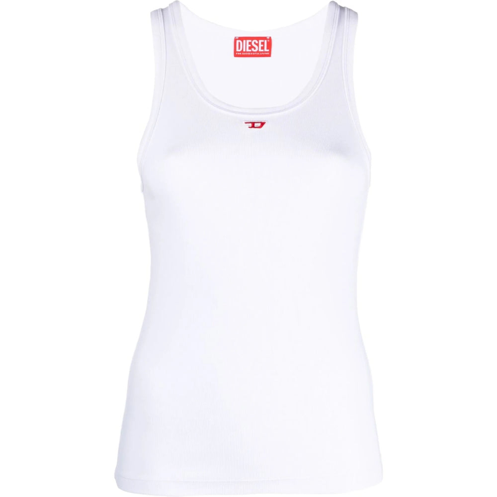 Diesel White Tops - Vests & Tank Tops Women