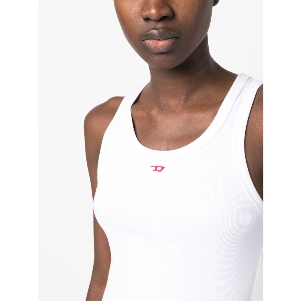 Diesel White Tops - Vests & Tank Tops Women
