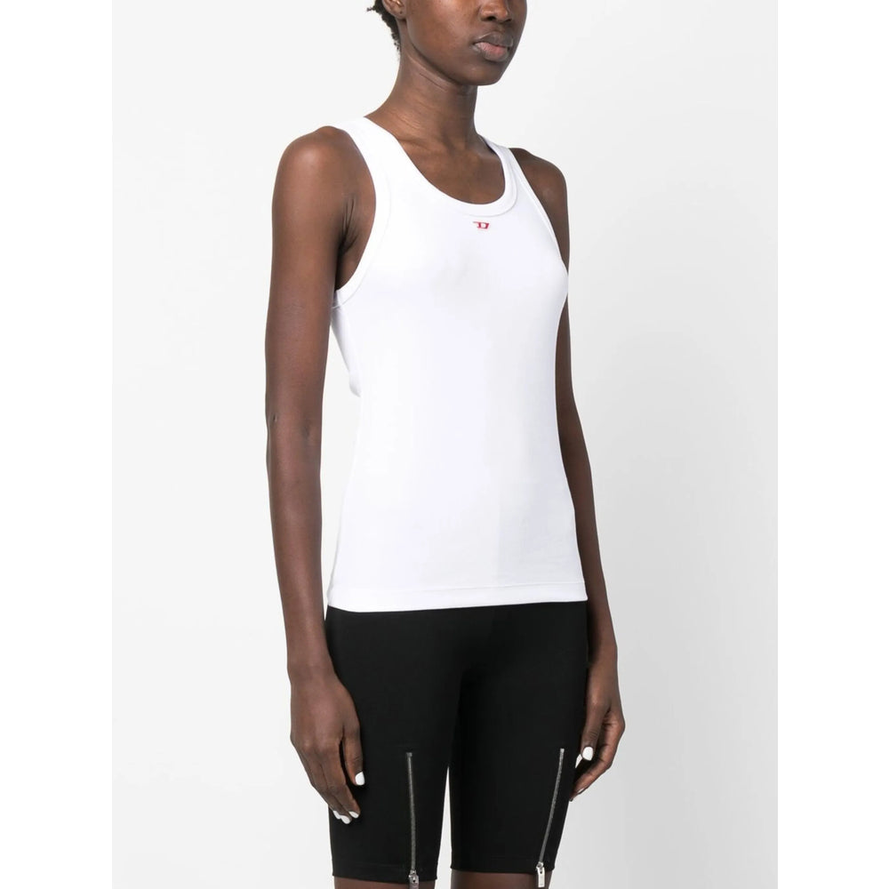Diesel White Tops - Vests & Tank Tops Women
