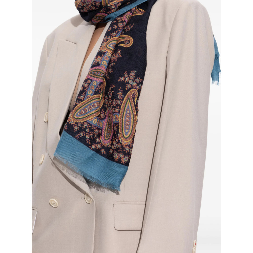 Etro Black Scarves Women