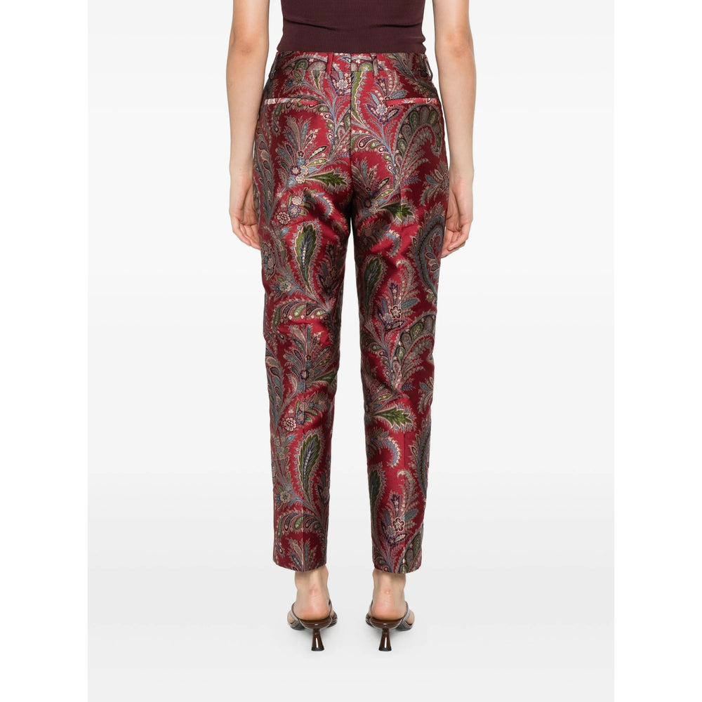 Etro Red Trousers - Tailored Trousers Women