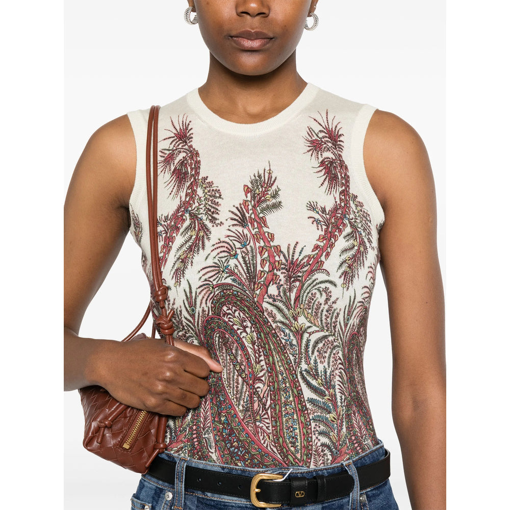 Etro Neutrals Tops - Vests & Tank Tops Women
