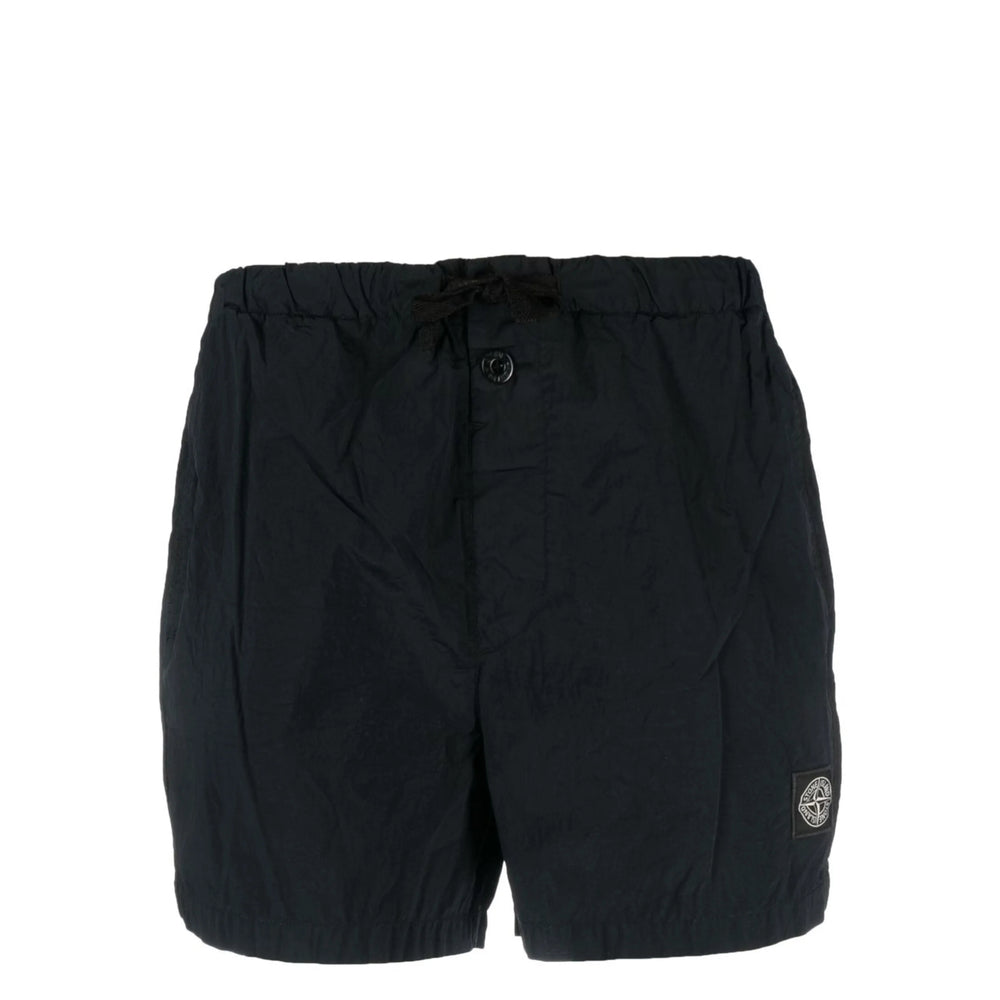 Stone Island Blue Beachwear - Swim Shorts Men