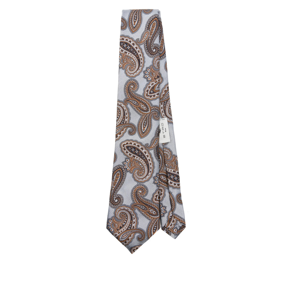 Etro Grey Ties & Bow Ties Men