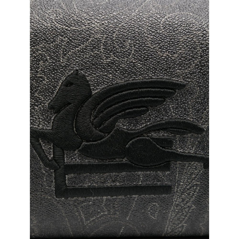 Etro Grey Wash Bags Men