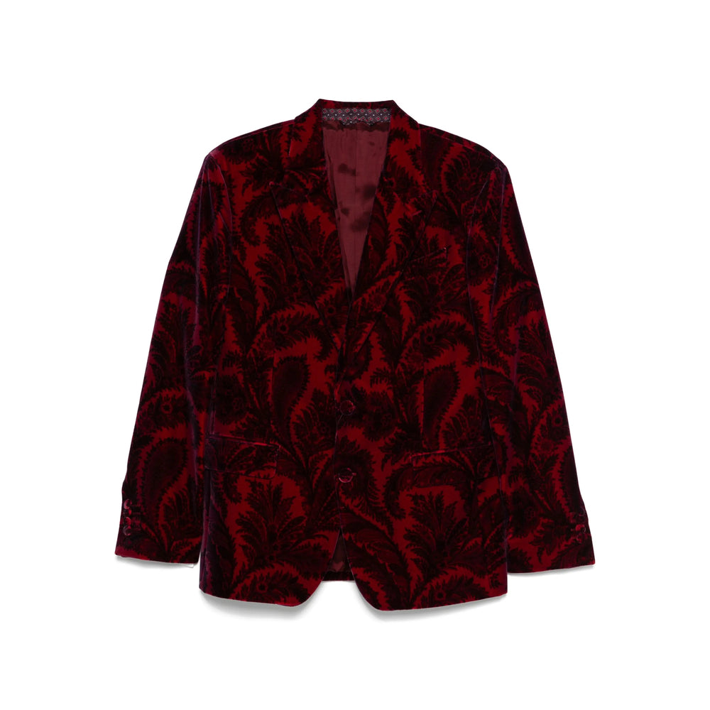Etro Red Jackets - Blazers Men