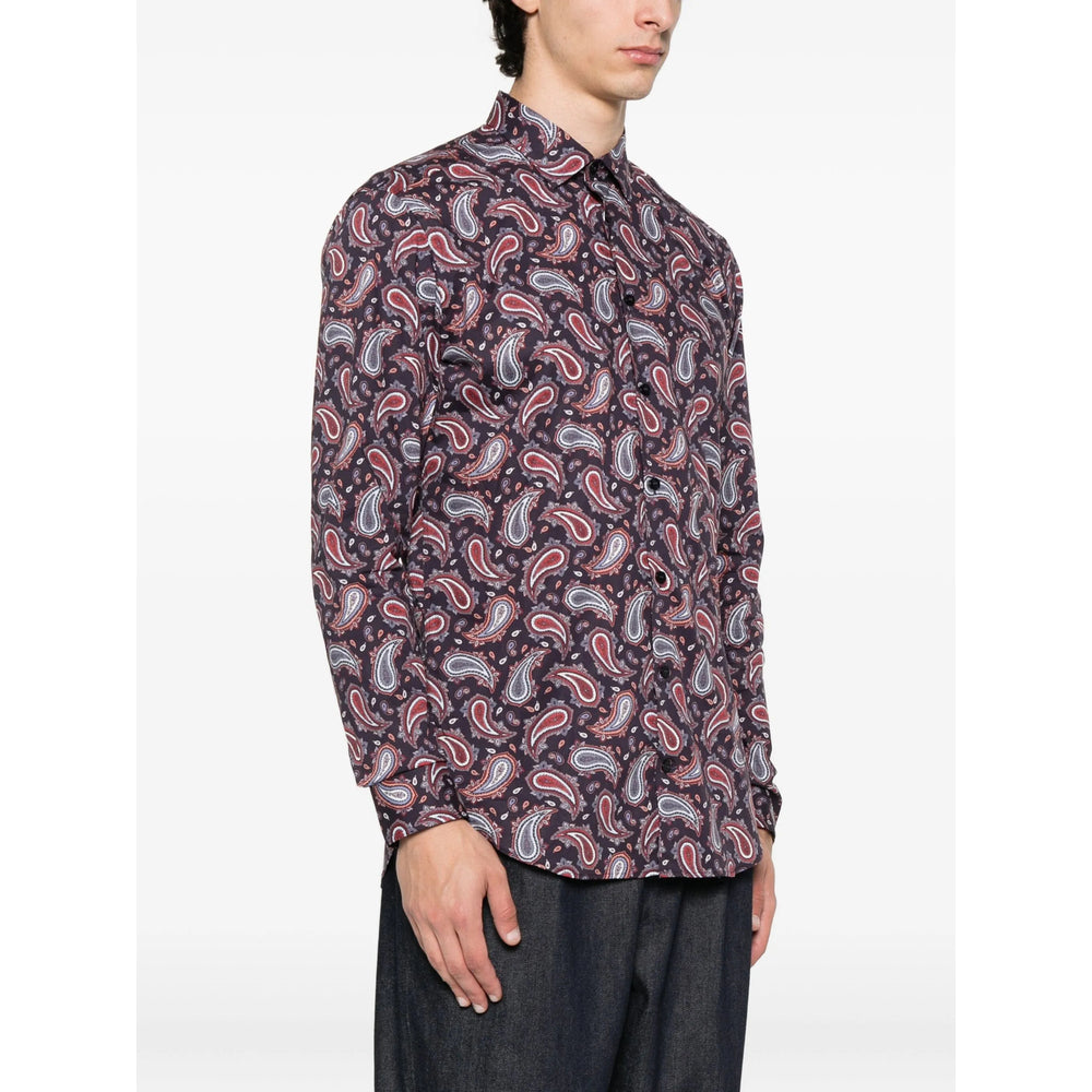 Etro Purple Shirts Men