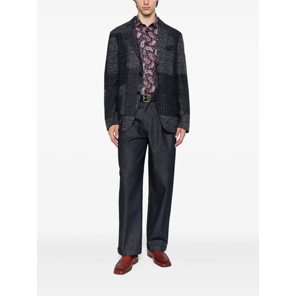Etro Purple Shirts Men