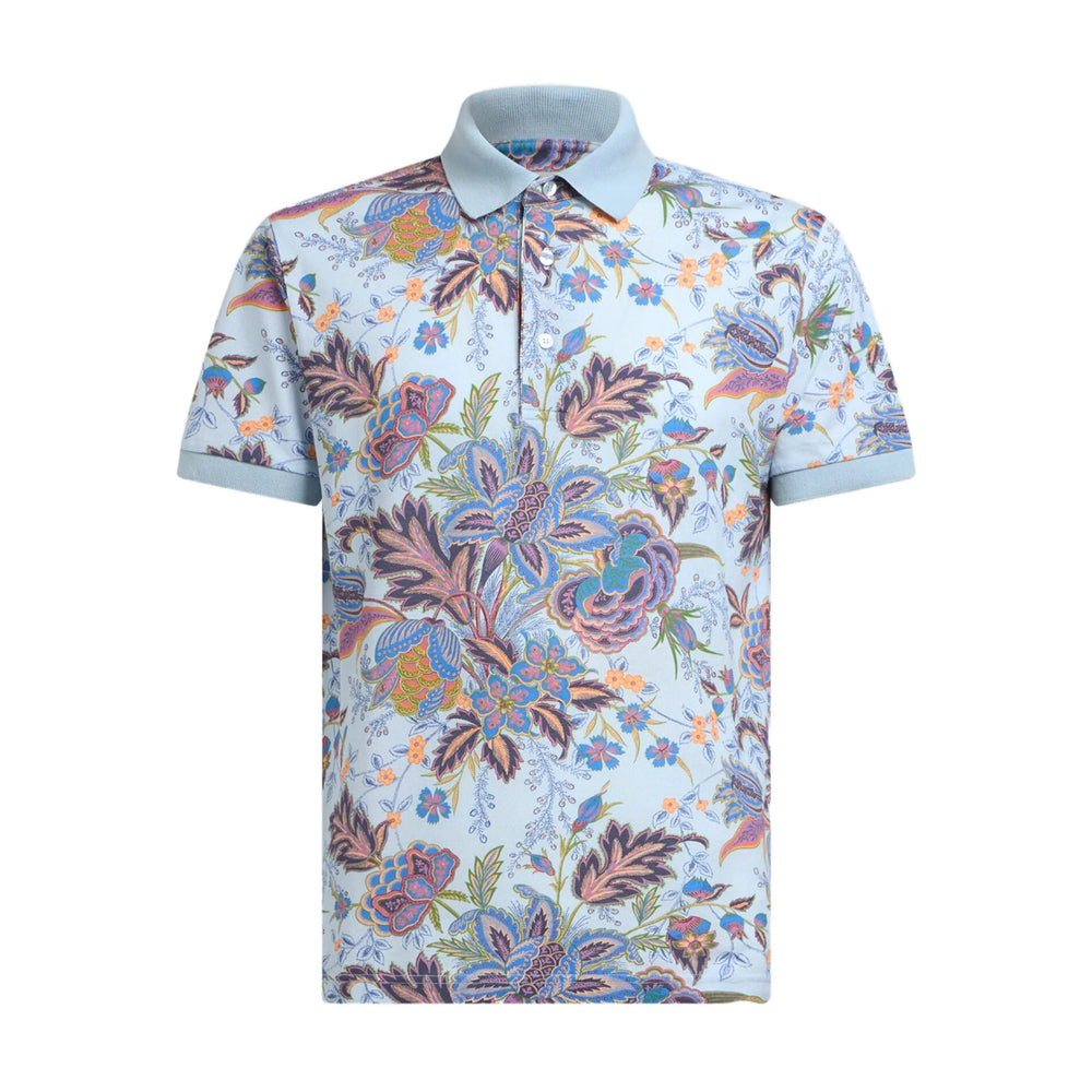Etro Blue Polo Shirts Men