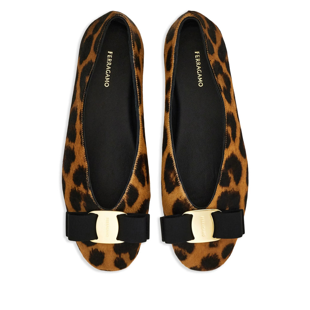 Sapatilhas de Ballet Ferragamo Castanhas Femininas