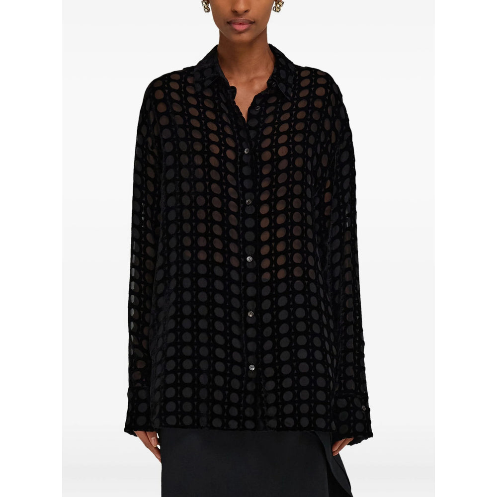 Blusas pretas Ferragamo - Blusas femininas