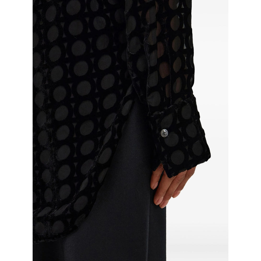 Blusas pretas Ferragamo - Blusas femininas