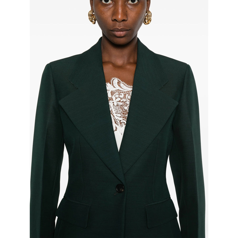 Jaquetas Ferragamo Verdes - Blazers Femininos