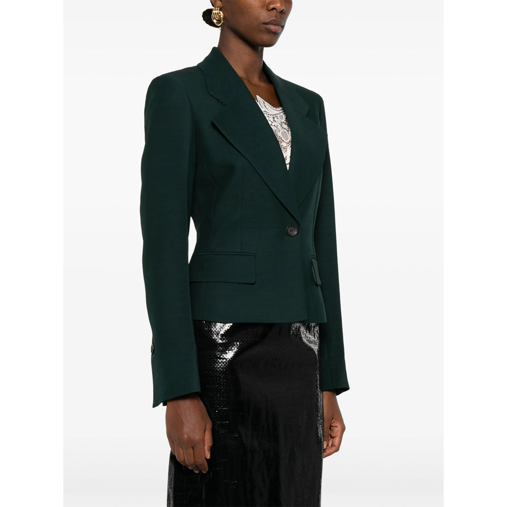 Jaquetas Ferragamo Verdes - Blazers Femininos