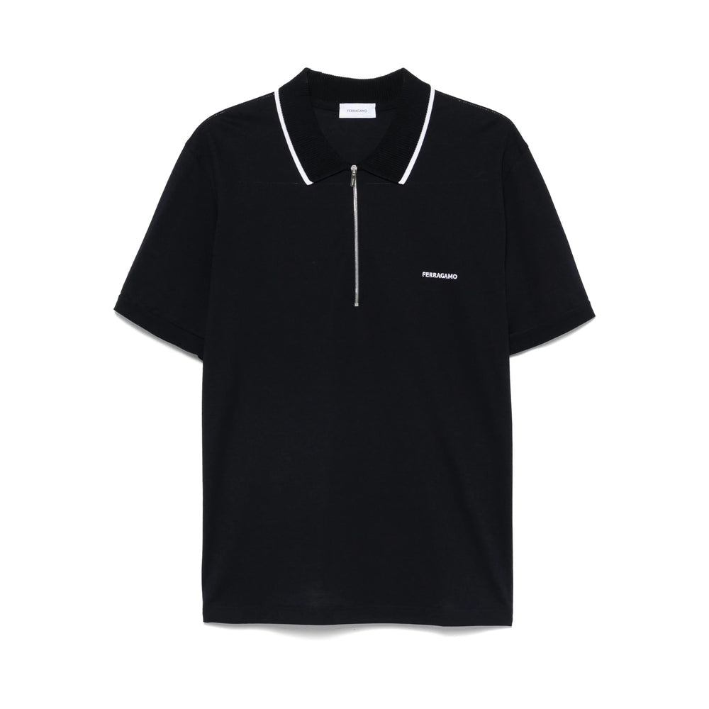 Ferragamo Blue Polo Shirts Men