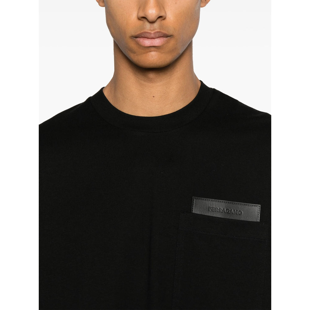 Camisetas e regatas pretas Ferragamo - Camisetas masculinas