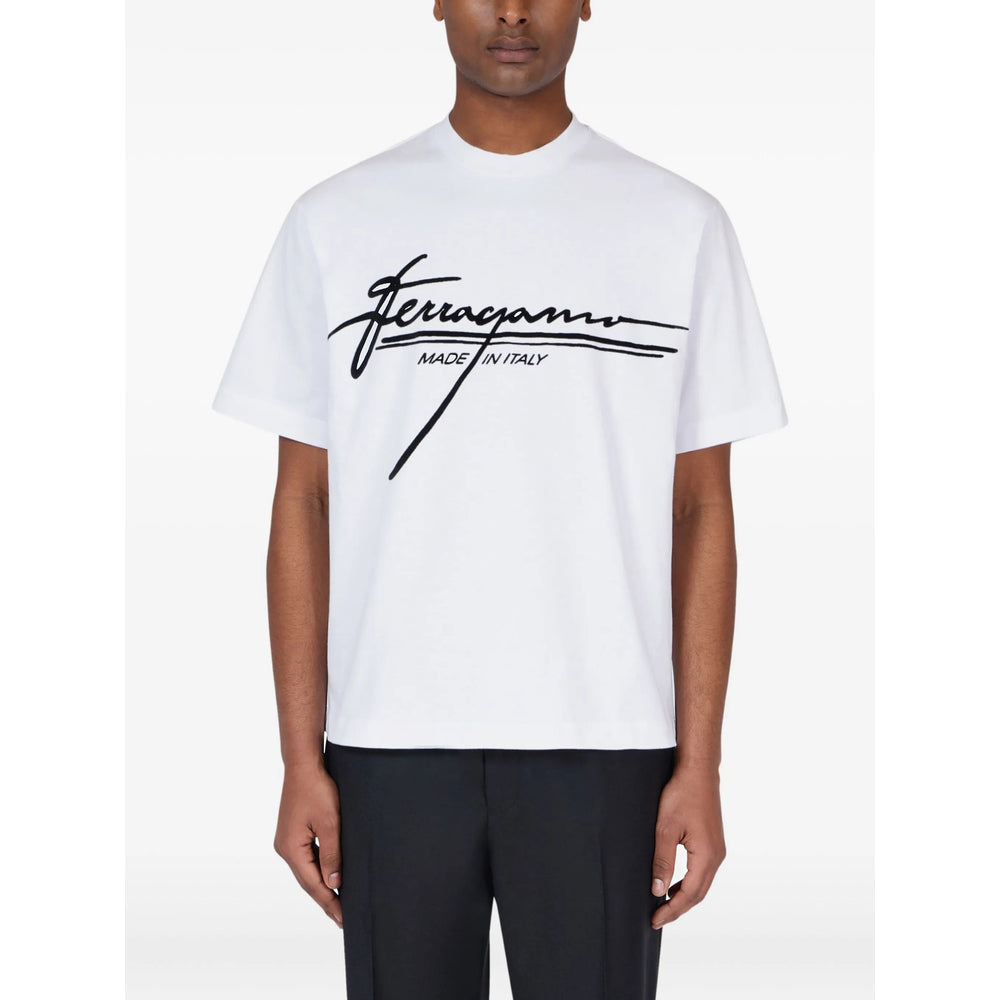 Camisetas e regatas brancas Ferragamo - Camisetas masculinas