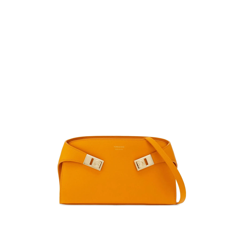 Bolsa clutch laranja Ferragamo feminina