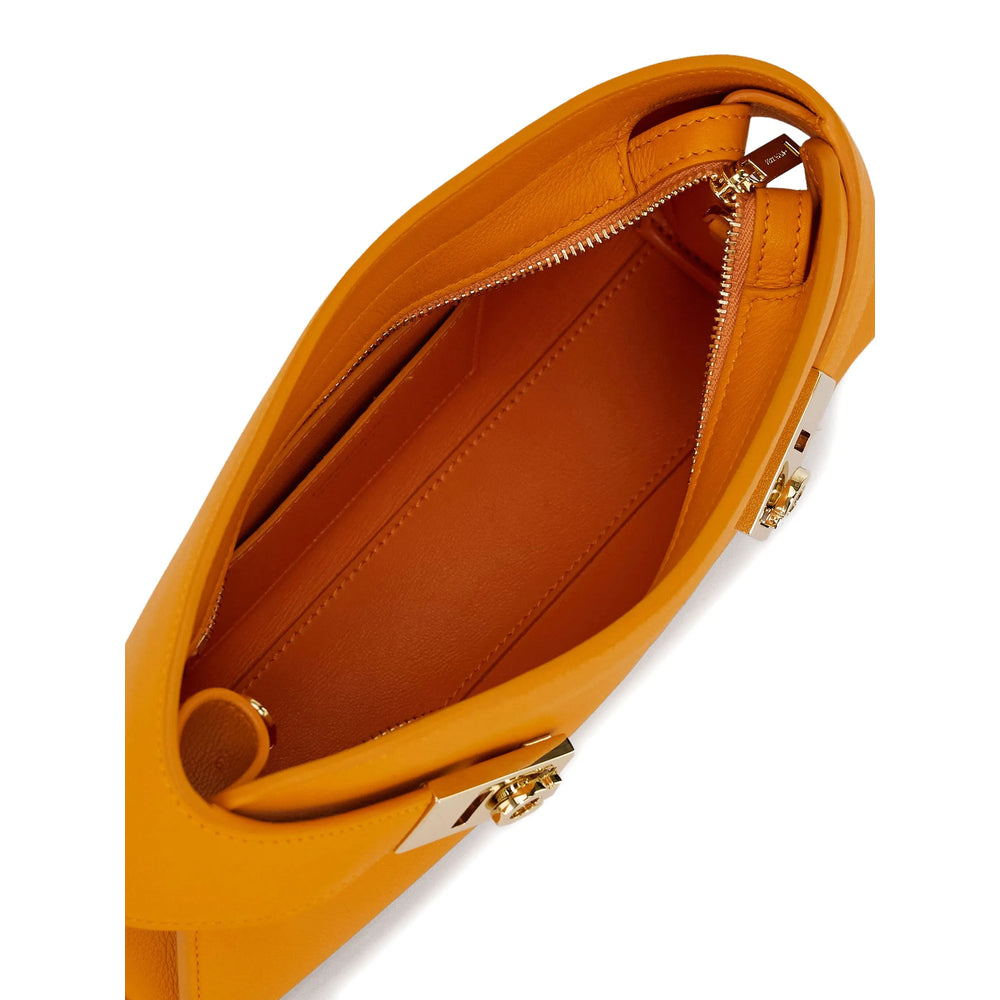 Bolsa clutch laranja Ferragamo feminina